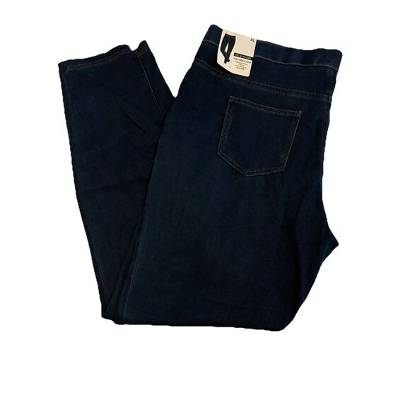 Zac & Rachel Ultra Stretch , Slim Leg Jeans Size XL NWT 20” Waist Laying Flat - Picture 5 of 10